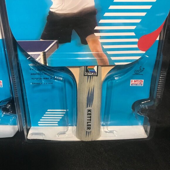 Kettler Ping Pong Paddle Table Tennis GT 45 Performance TT Blade Set of 2 Recrea - Picture 2 of 7